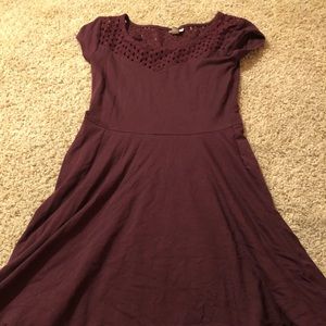 Maroon Dress